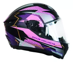 Imagen de Casco Zeus Helmets Integral Gj 821 BH13 Violeta Mate