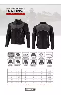 Campera 4 Estaciones Aj74 Instinct - RideMax