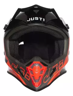 CASCO ENDURO CROSS J38 KORNER JUST 1 - NARANJA/NEGRO en internet