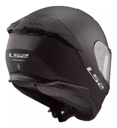 Casco LS2 FF 808 Stream II Solid Negro Mate - RideMax