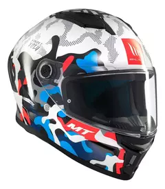 Casco Moto Mt Stinger 2 Yozu A7 Brillo - RideMax