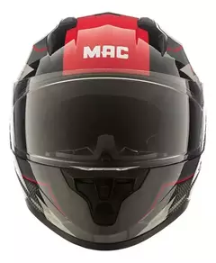 Casco MAC FF M67 BASS ZORSKA - Negro y Rojo.