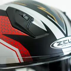 Casco Zeus Helmets Integral Gj 821 BH13 Rojo Mate