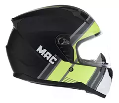 Casco MAC FF M67 BASS SPOON - Amarillo Gris Mate. en internet