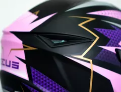 Casco Zeus Helmets Integral Gj 821 BH13 Violeta Mate - RideMax