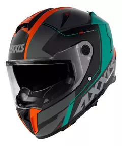 Casco Axxis Hawk Sv Evo Spear B4 Doble Visor y Deflector Trasero