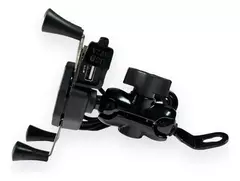 Soporte para Celular/GPS JAR VEC. Con Toma Cargador Usb 3.0 12v YL MH02