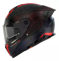 Casco Moto Axxis Hawk Cubik B4 Naranja Mate
