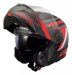 Casco LS2 FF908 Strobe Phantom Tit Gris / Rojo Mate - comprar online