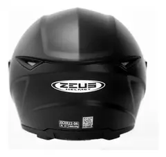 Casco Zeus Helmets Integral Gj 821 BH13 Negro Mate - tienda online