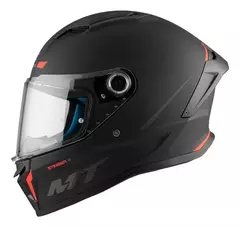 Casco Moto Mt Stinger 2 solid A1 Negro Mate - RideMax