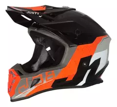 CASCO ENDURO CROSS J38 KORNER JUST 1 - NARANJA/NEGRO - tienda online