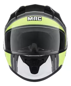 Casco MAC FF M67 BASS SPOON - Amarillo Gris Mate. - RideMax