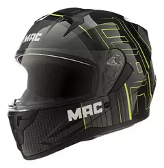 Casco MAC FF M67 BASS CAGE - Negro y Amarillo. - comprar online