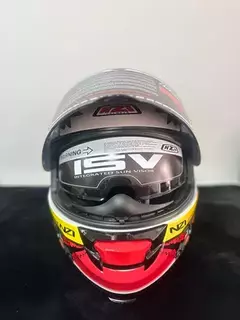 Casco Integral NZI Eurus 4 Furious White - Antracite - RideMax