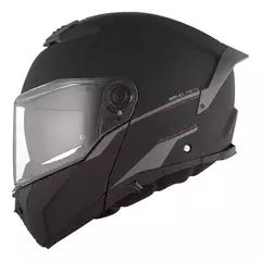 Casco Rebatible Mt Atom Sv Solid A1 Negro Mate - comprar online