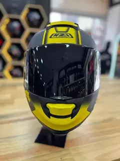 Casco Integral NZI Eurus 4 Black - Antracite - Yellow - tienda online