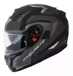 Imagen de Casco Rebatible Mt Atom Sv Hybrid E2 Gris Mate
