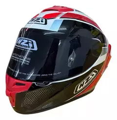 Casco Integral NZI Trendy 3 Rapid White - Red - Blue - RideMax