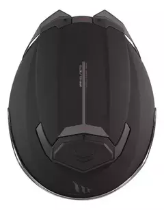 Casco Rebatible Mt Atom Sv Solid A1 Negro Mate - RideMax