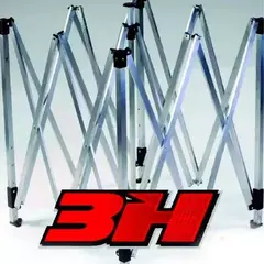 Carpa Gacebo 3H 2x3 Estructura de Aluminio + Techo + 3 paredes - RideMax