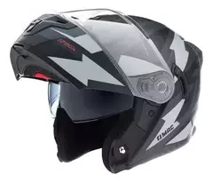 Casco Rebatible Mac Oficial 166 Blaze Afrox Mate - RideMax