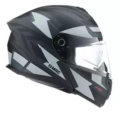 Casco Rebatible Mac Oficial 166 Blaze Afrox Mate - RideMax - RideMax