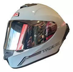 Casco Integral NZI Trendy 3 Solid Nouveau Gris Nardo - Visor Claro en internet