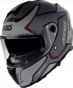 Casco Axxis Hawk Sv Evo Judge B2 Gris Brillo - comprar online