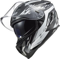 Imagen de Casco LS2 327 CHALLENGER GP Con PINLOCK - Negro y Blanco
