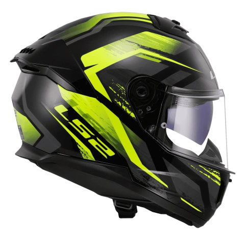 Casco LS2 808 Stream II Fury Amarillo / Negro / Mate - comprar online