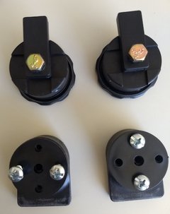 Encastre Rápido de 4 piezas para maleta/ baúl lateral