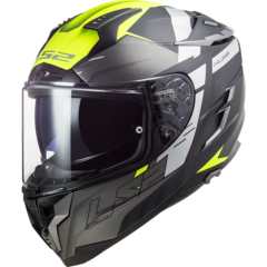 Casco LS2 327 ALLERT Con PINLOCK - Gris Plata y Amarillo (Mate) - comprar online