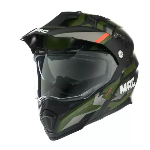 Casco MAC 060 Quest Polox Verde / Gris / Mate - comprar online
