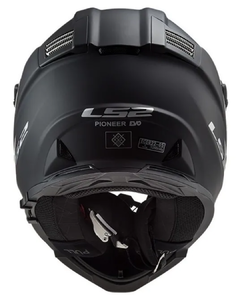 CASCO LS2 MX436 PIONEER EVO NEGRO MATE - tienda online