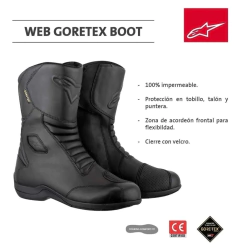 Botas Alpinestars Web Goretex - Impermeables para moto- Touring - comprar online
