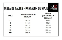 Pantalon de viaje tracker Ridemax - tienda online