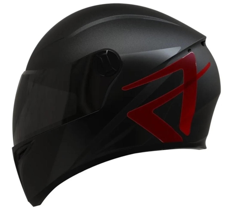 Casco Vertigo V50 QUANTUM. Rojo y Negro.