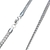 Corrente Grumet Fechada 4MM Prateada