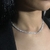 Choker Cravejada 2 Fileiras Regulável