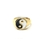 Anel Yin-Yang Redondo Resinado - loja online