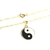 Corrente com Pingente Yin-Yang Resinado