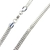 Corrente Grumet Duo 5mm Prata