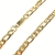 Corrente 3x1 Chanfrada 5mm Dourada