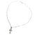 Corrente Elo Portugues com Pingente Cruz Vitoriana Cravejada 36mm - comprar online