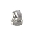 Argola Cravejada 3 Fileiras Reta Sem Borda 12mm