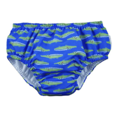 Fralda de Banho & Piscina reutilizável Crocodilo Azul - loja online