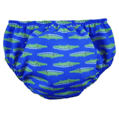 Fralda de Banho & Piscina reutilizável Crocodilo Azul - comprar online