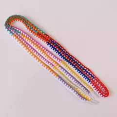 Cadarço Bordado Arco Íris - comprar online