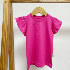 Blusa babado pink